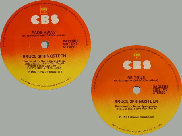 Bruce Springsteen - FADE AWAY / BE TRUE